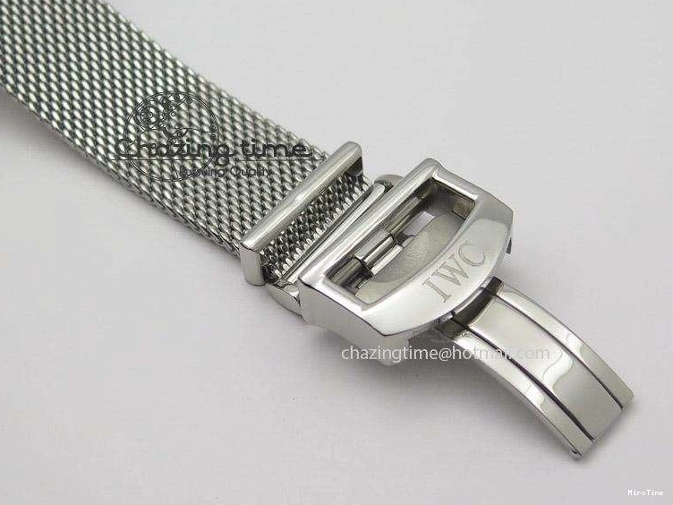 MIROTIME 0414 Portofino SCHAFFHAUSEN SS MKF 1:1 Best Edition Blue Dial On Mesh Bracelet A Versatile 7338